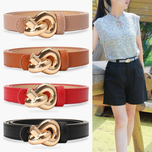 CWABE0935_FASHION SNAP KNOTTED BELT