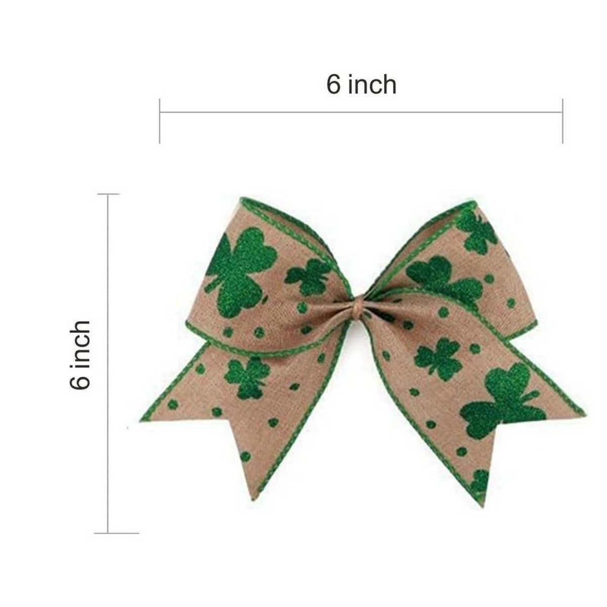 CWMM10220_PATRICK DAY SHAMROCK BOW WREATH WALL DECOR
