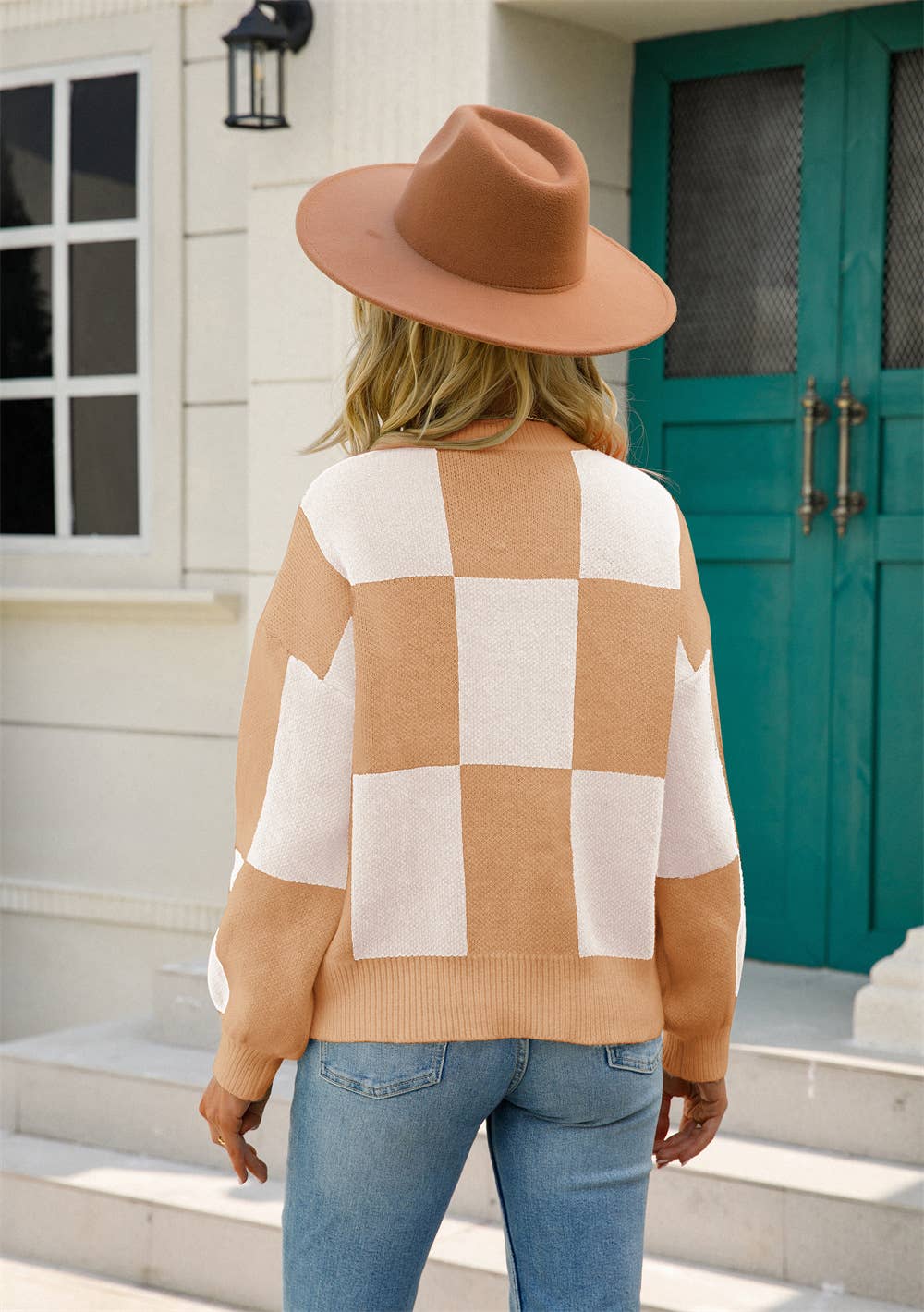 CREW-NECK KNIT PULLOVER STRIPED STYLE KNIT