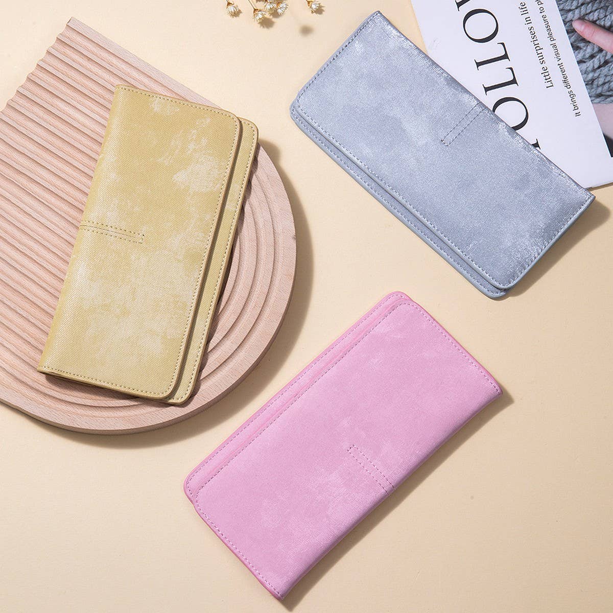 ULTRA-THIN SOFT LEATHER LONG BUCKLE LEATHER WALLET_CWAB3791