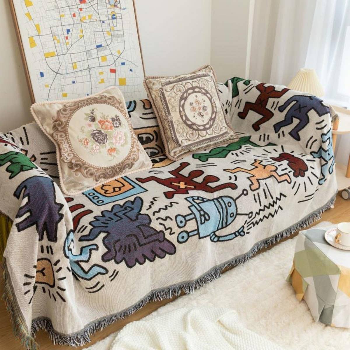 Sofa Dust Cover Blanket for Home & Decor_CWMM9648