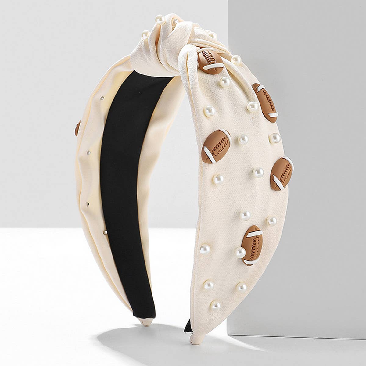 FOOTBALL BASKETBALL DECORATED PEARL HEADBAND