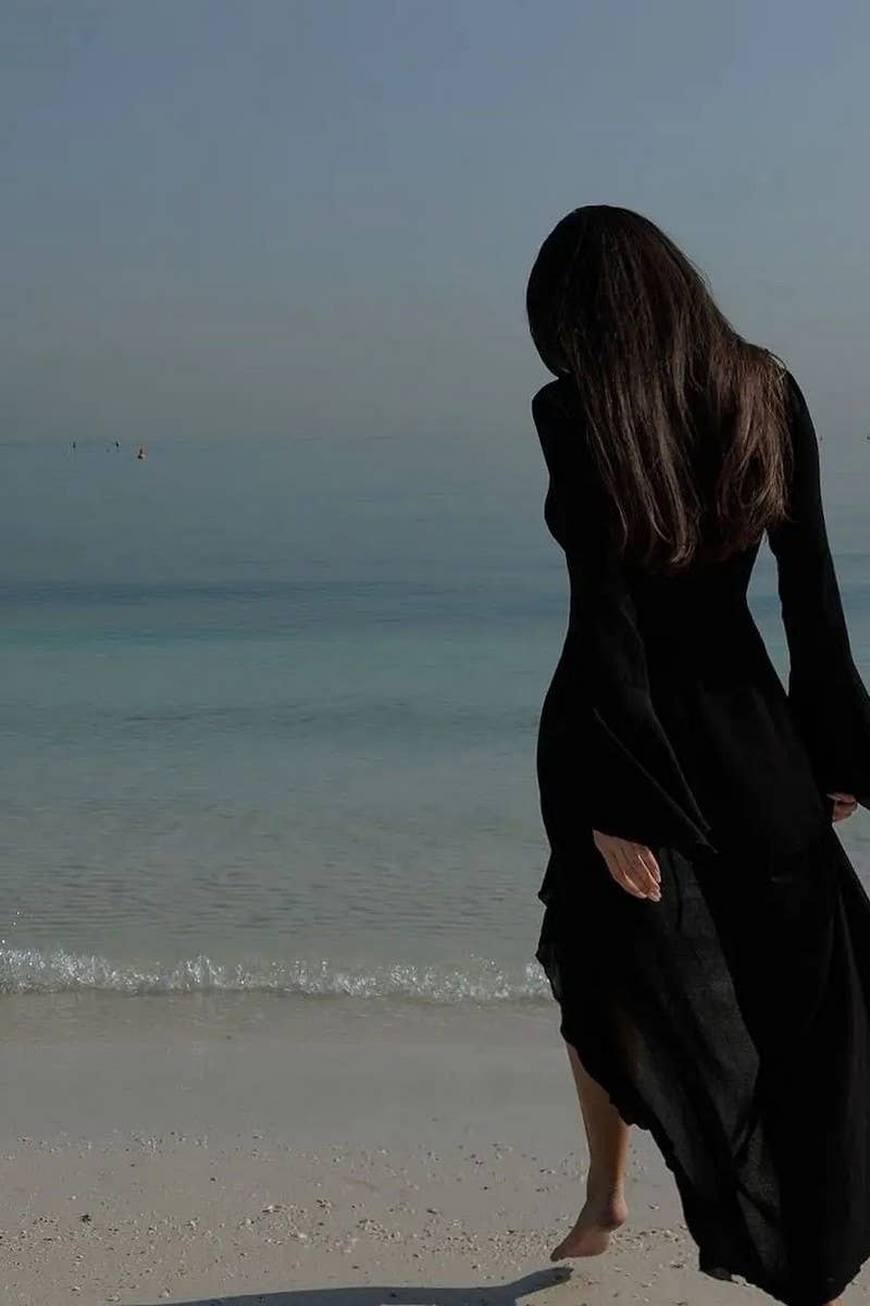 CWDMD6398_SUMMER LACE CARDIGAN BEACH BIKINI SEXY DRESS