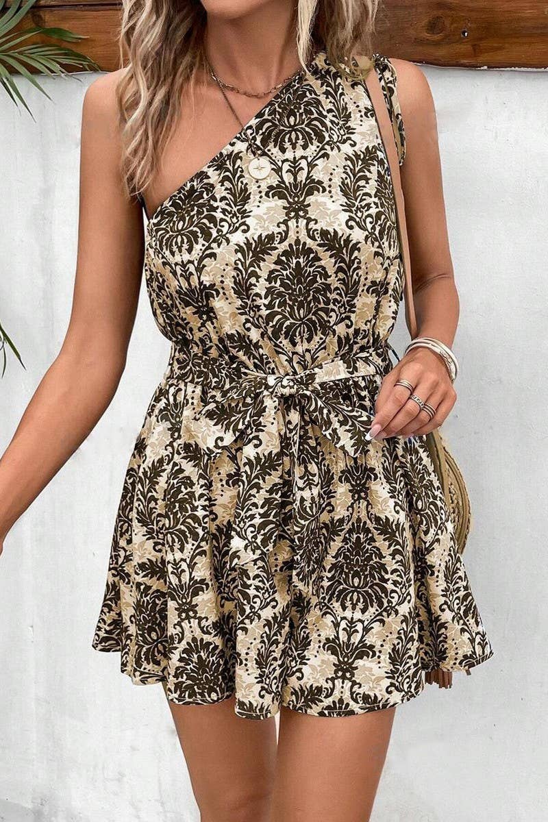 CWSJS1670_SUMMER OFF-SHOULDER TIE-DOWN FASHION JUMPSUIT