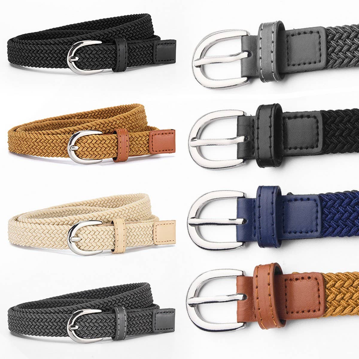 CWABE01251_ELASTIC WAIST BELT FOR WOMEN DRESS SHIRT OUTFIT