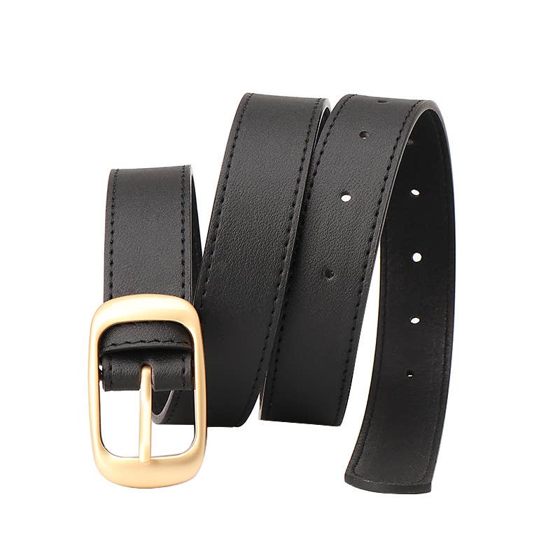 Minimalist and high-end needle-buckle belt
