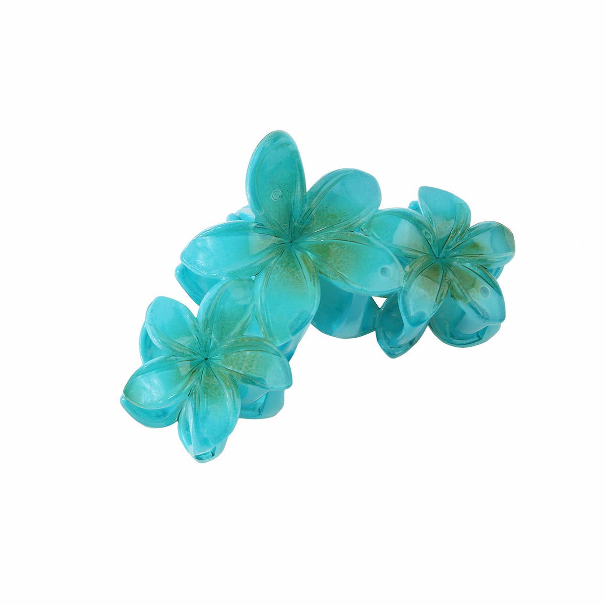Plumeria Flower Large Hair Claw,Elegant Updo Clip_CWAHA1064