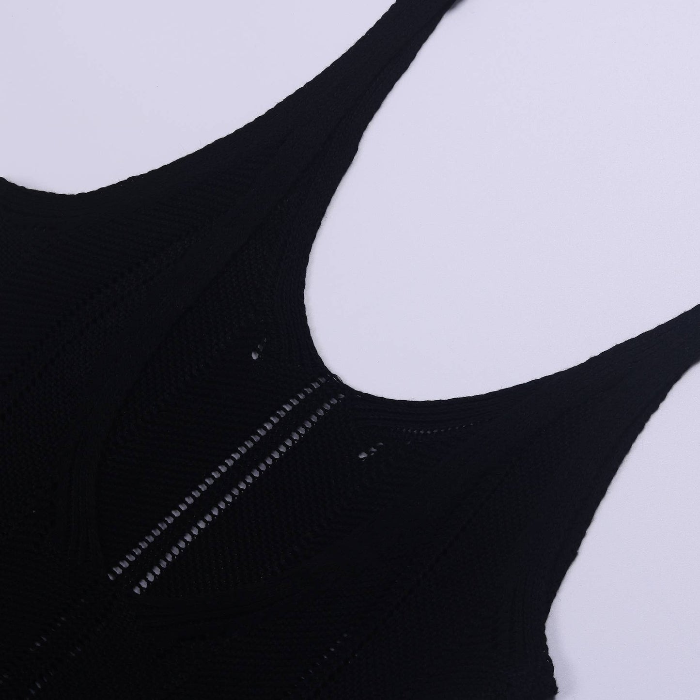 BARE BACKPACK HIP KNITTED BEACH SKIRT SMOCK DRESS