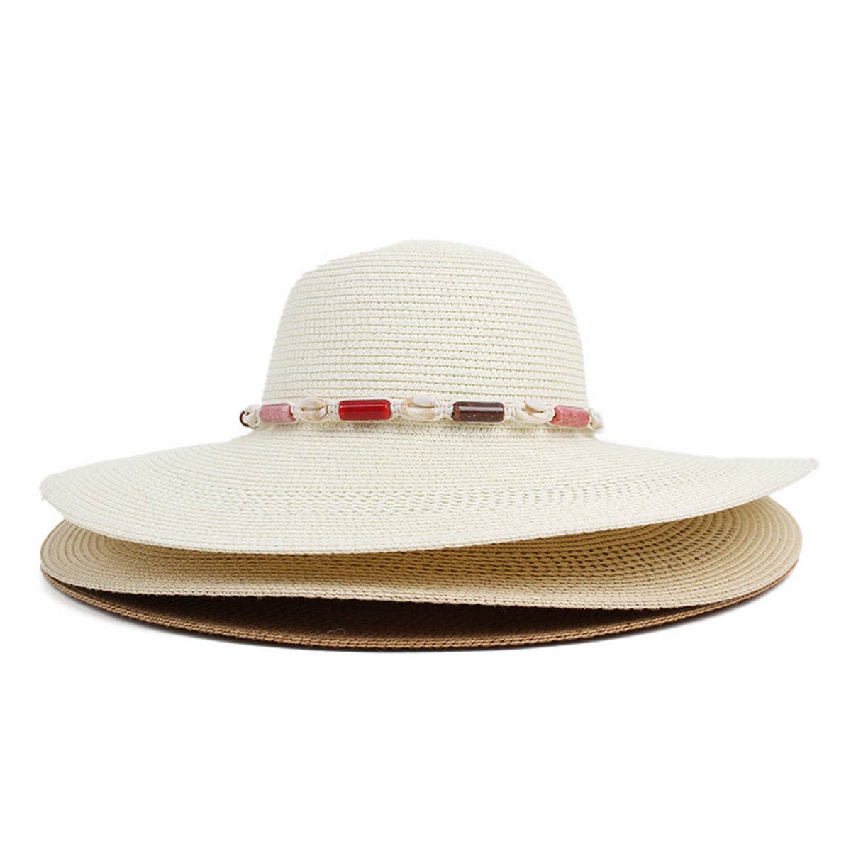 2024 NEW WOMEN TRAVEL VISOR STRAW HAT_CWAH1192