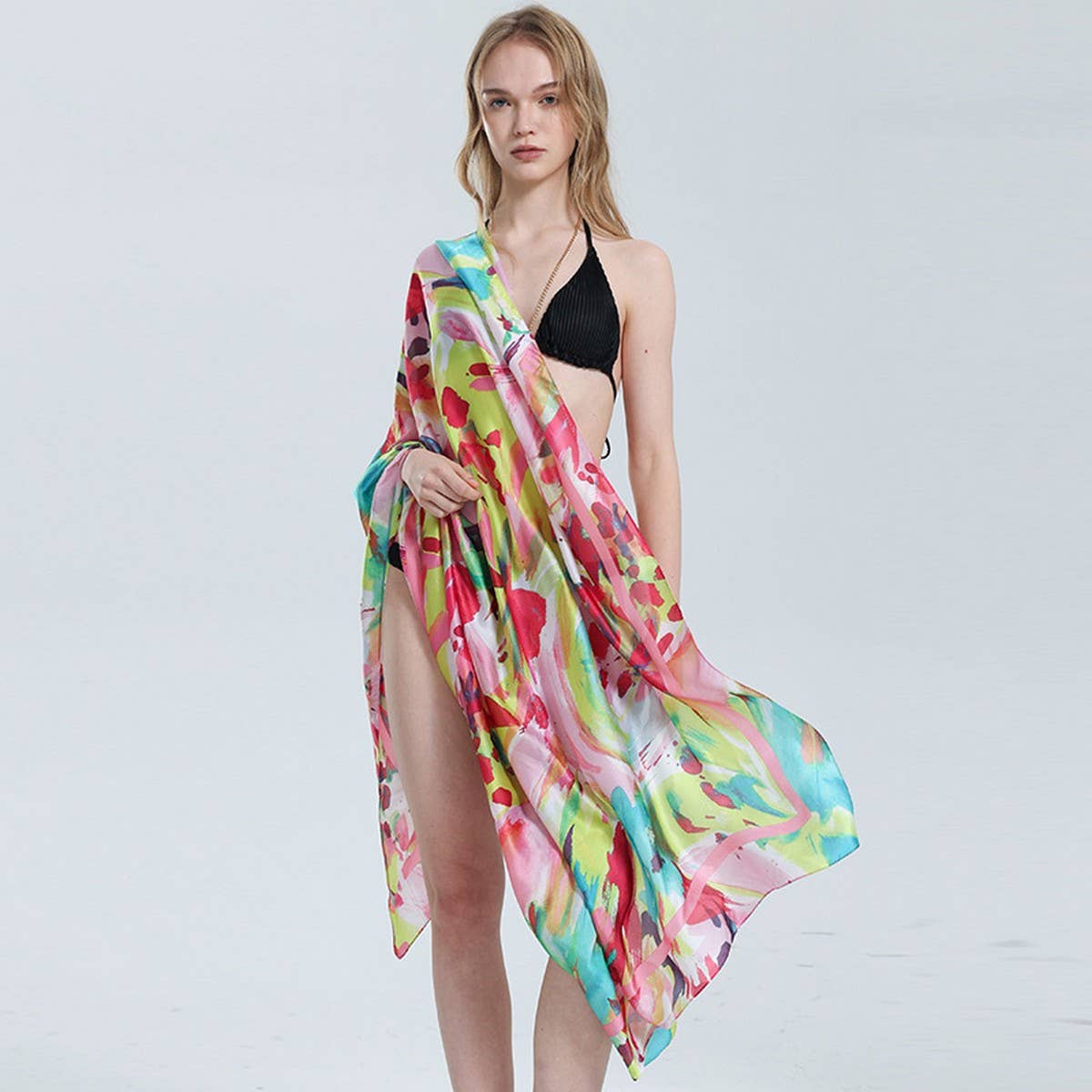 Elegant Protection Scarf Wrap for Beach Vacation