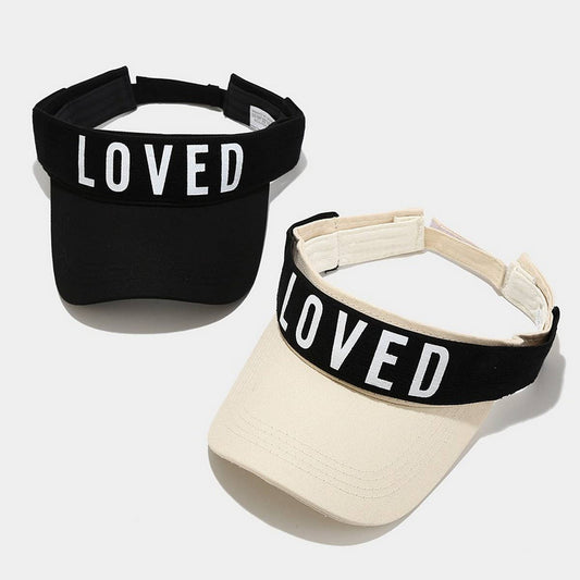 LOVED Printed Visor Cap -Summer Breathable Sun Hat_CWAH3312