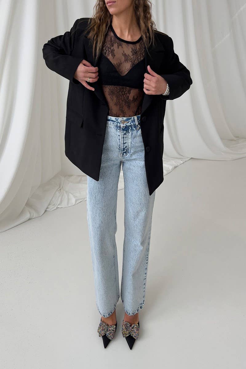 CWTBLL539_LONG-SLEEVED HOLLOW SEE-THROUGH LOOSE LACE T-SHIRT