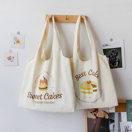Vintage Large Canvas Shoulder Bag for School_CWAB5639