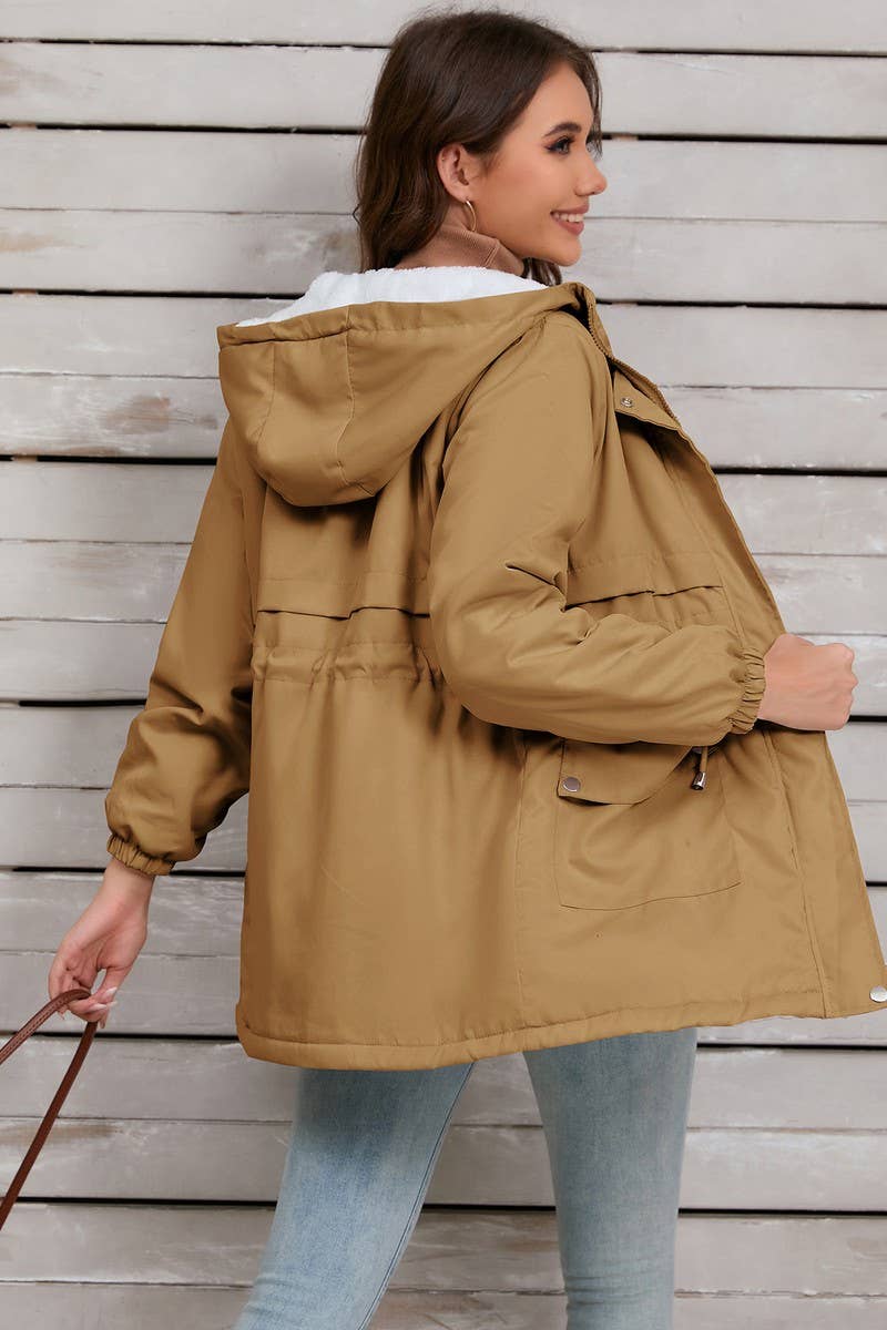 CWOCO0954_SOLID FURRY LINED HOODED ZIP-UP JACKET