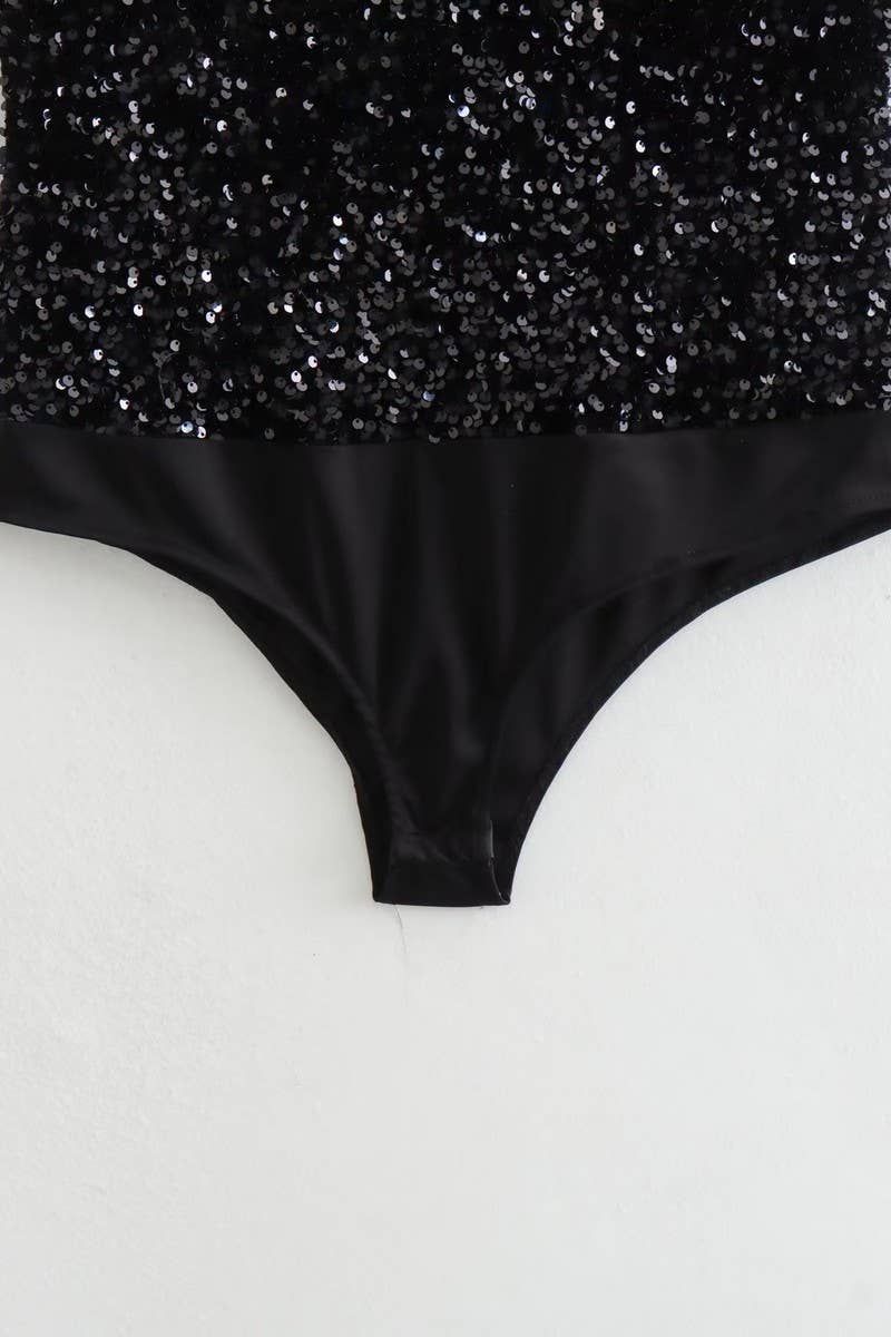 CWSBS0218_SEXY SLIM STRAPLESS SEQUIN FITTED JUMPSUIT