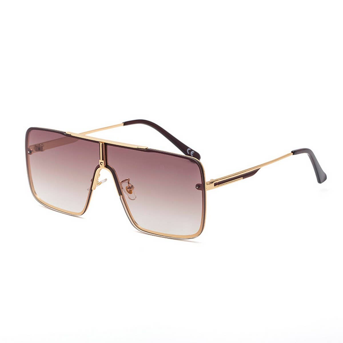 ONE-PIECE FASHIONABLE LARGE SQUARE FRAMESUNGLASSES_CWASG0605