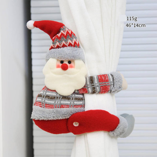 CWMM9395_CHRISTMAS CURTAIN BUCKLE CARTOON DOLL PENDANT