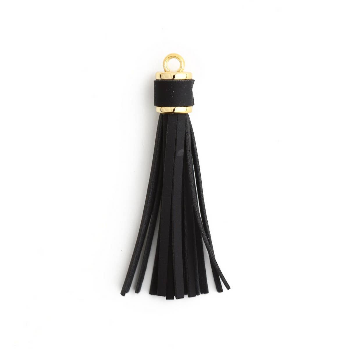Leather Fringe Keychain, PU Tassel Bag Charm_CWAB5007