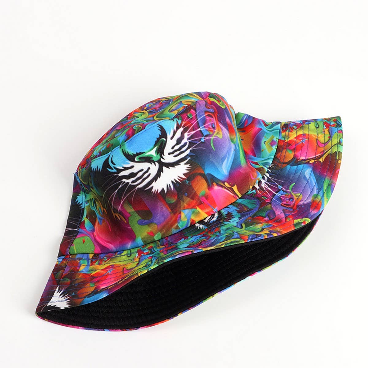 CWAH1521_PERSONALIZED COLOR PRINTING REVERSIBLE BUCKET HAT