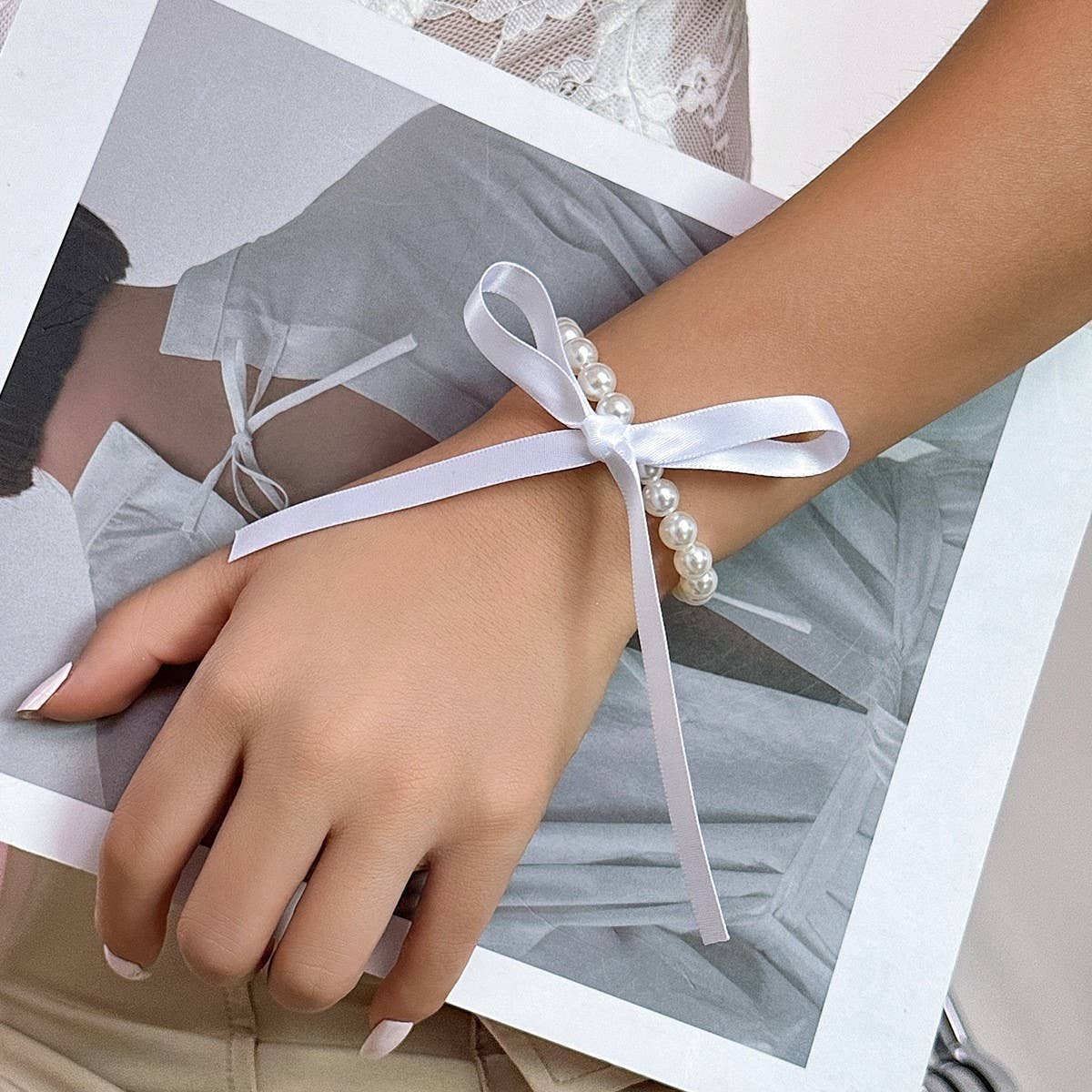 NEW FASHION RETRO LONG BOW CLAVICLE NECKLACE