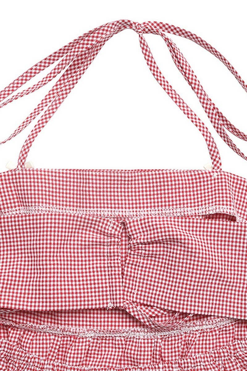 CWTTK1185_RETRO PLAID SPAGHETTI STRAP CAMI TOP