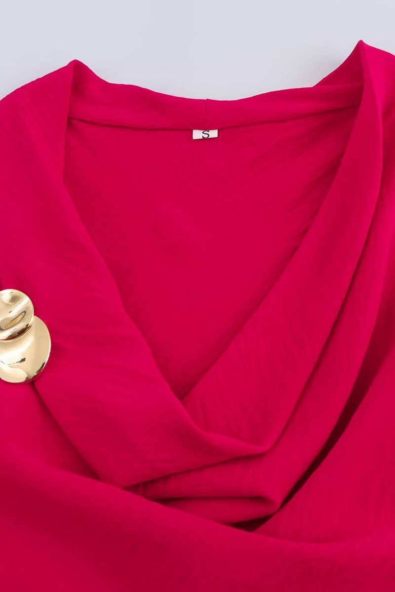 CWTTSL0359_FASHIONABLE SWING NECK TOP WITH GOLD EMBELLISHED