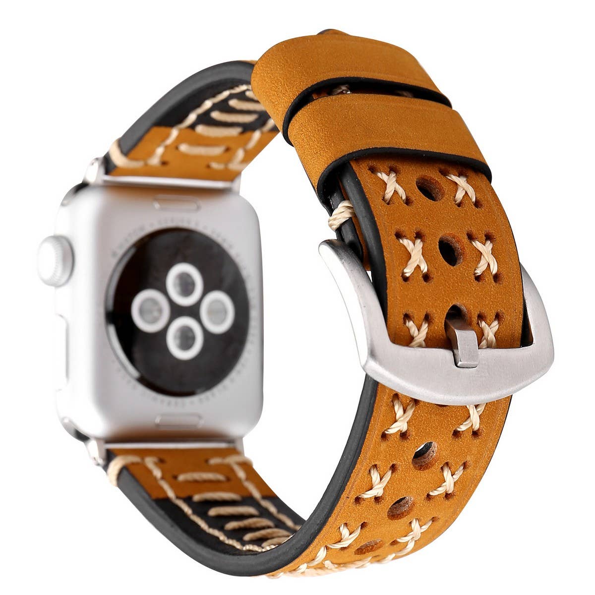 APPLE WATCH9-1 HANDMADE LEATHER STRAP_CWASC1580