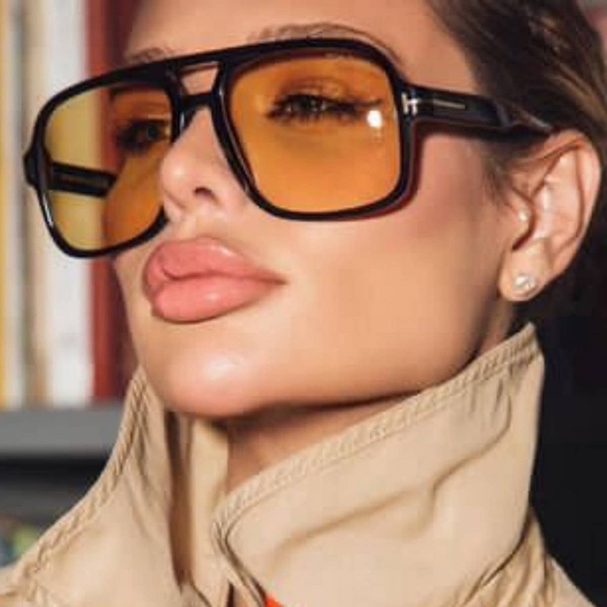 T-SHAPE DOUBLE BRIDGE SUNGLASSES