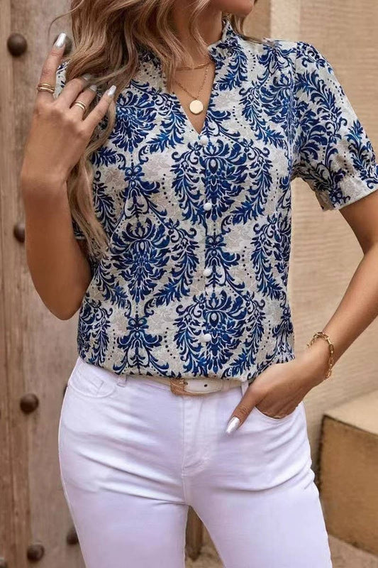 CWTTS1438_SUMMER NEW TEMPERAMENT SHORT-SLEEVED T-SHIRT