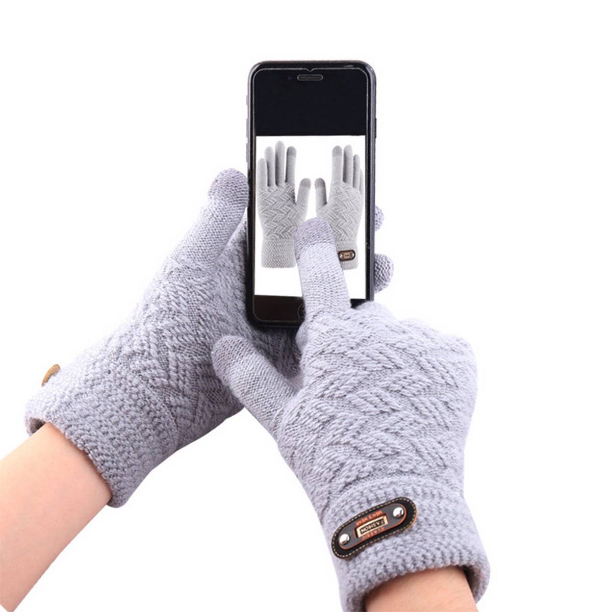 WINTER MEN'S KNITTED TOUCHSCREEN WARM GLOVES_CWAG0232