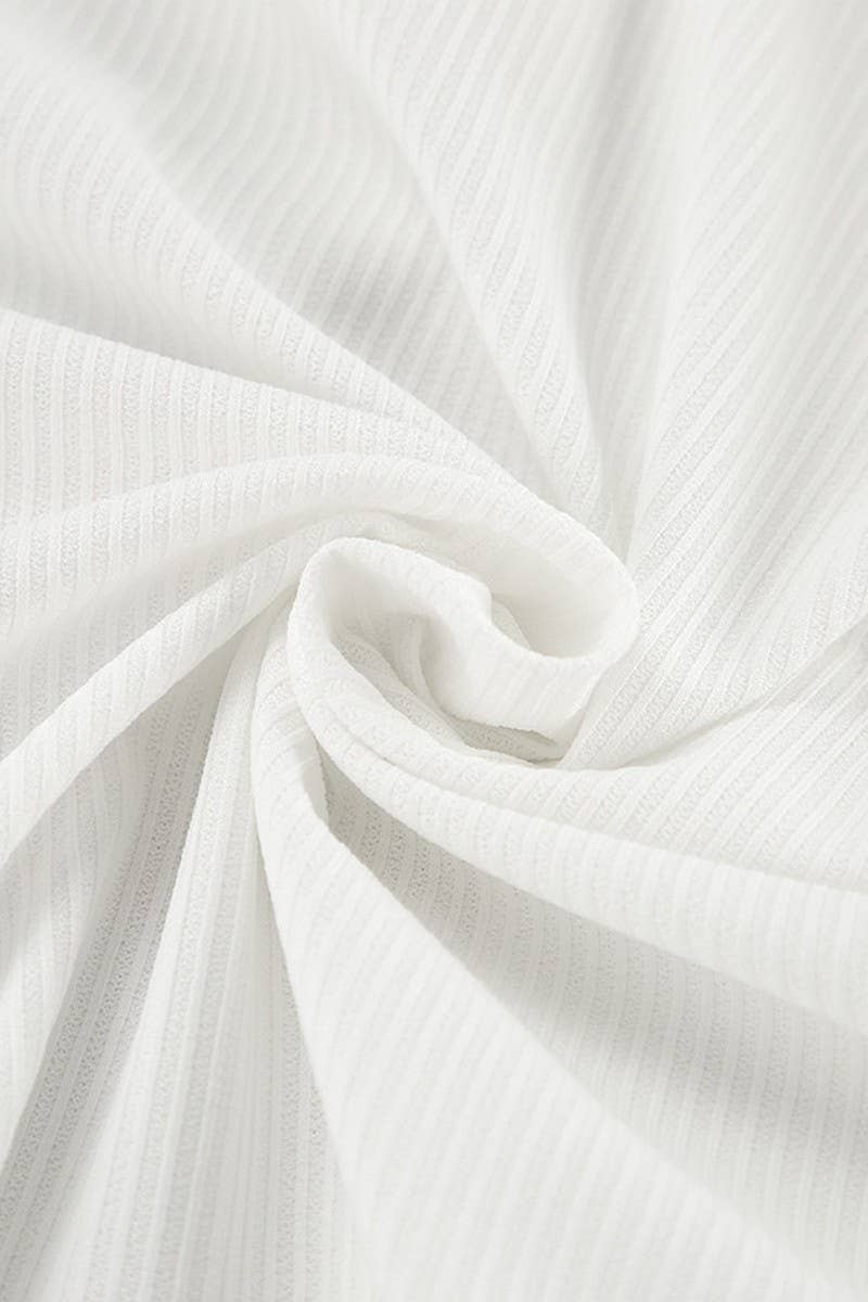 CWSPJ0279_KNITTED CARDIGAN LONG-SLEEVED SHORTS HOME WEAR