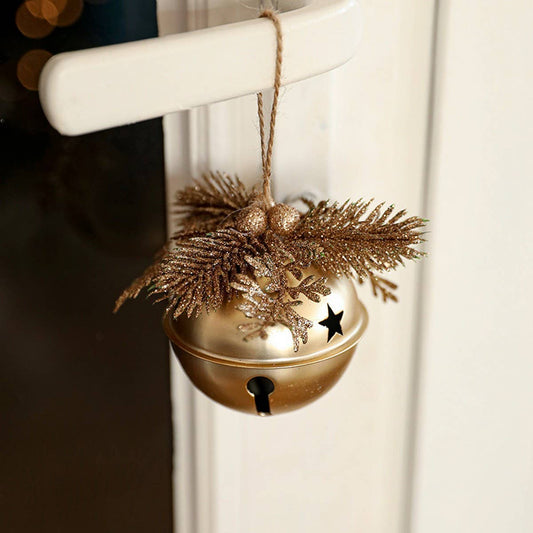 Iron Glitter Bell Pick Christmas Tree Decoration