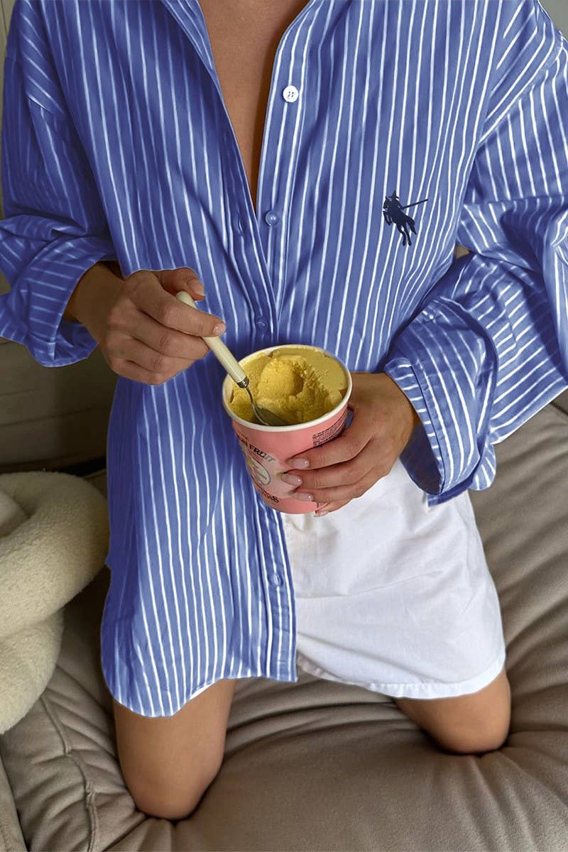 CWTSTL01005_CASUAL VACATION STRIPED BUTTON LONG SLEEVE SHIRT