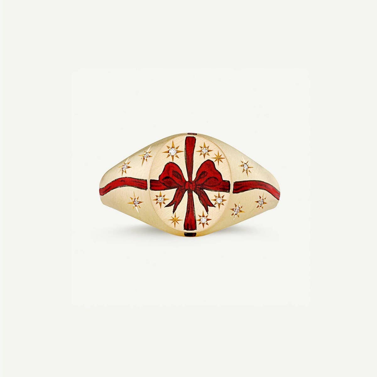 Stainless Steel Fashion Painted Rhinestone Ring_CWMM5706