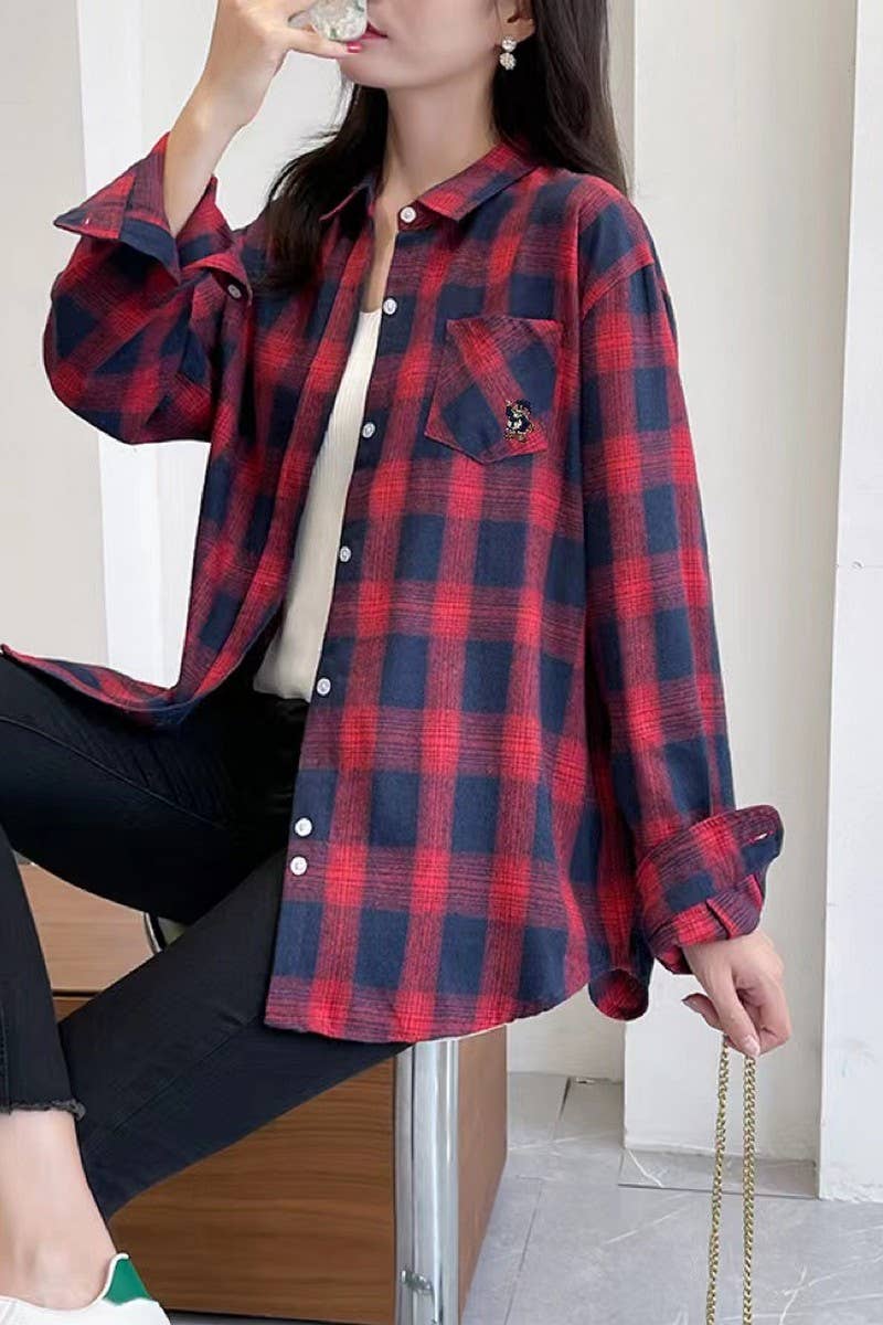 CWOCO0989_LOOSE COTTON MID-LENGTH BRUSHED SHIRT COAT