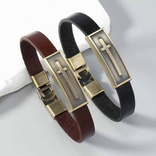 NEW SIMPLE CROSS NICHE DESIGN BRACELET