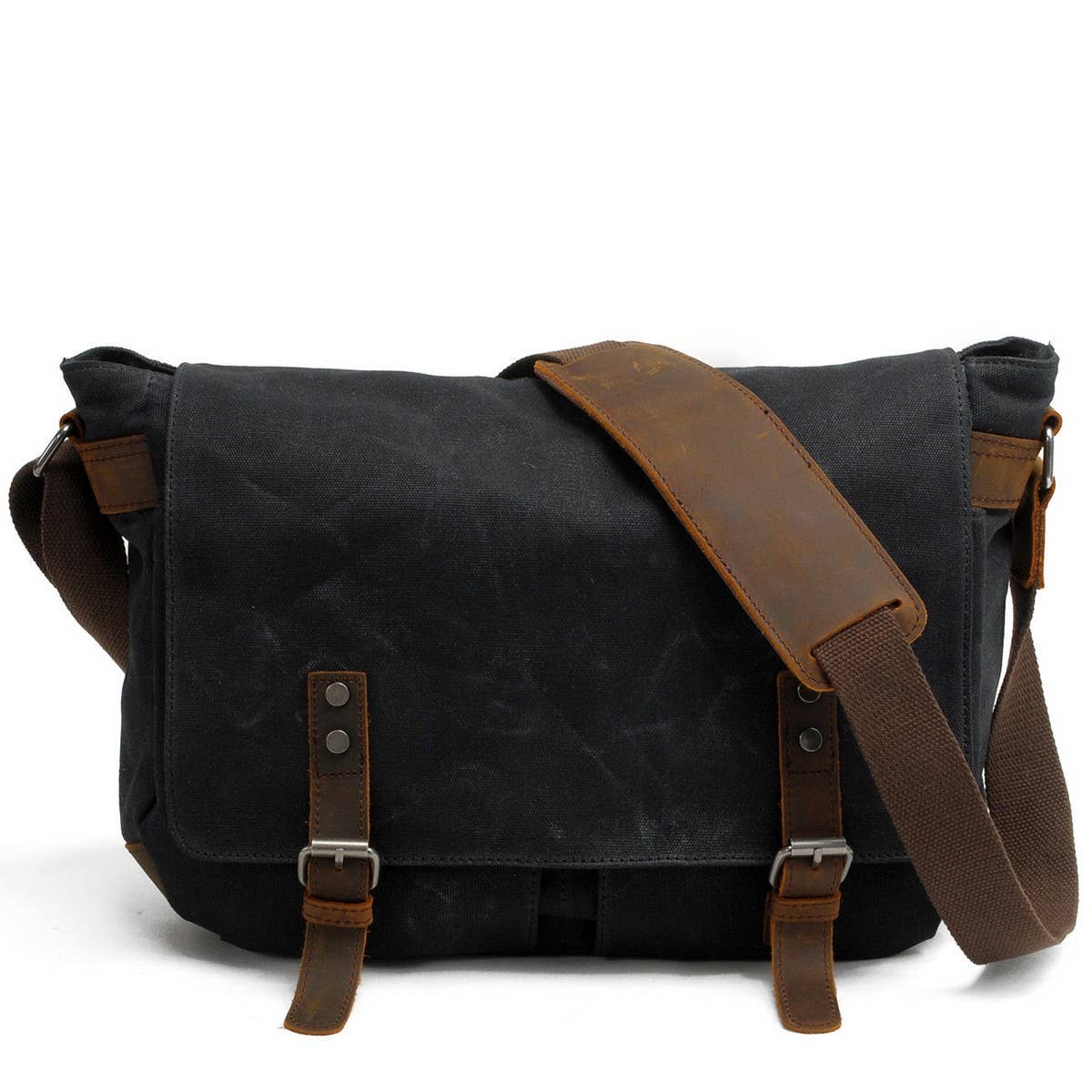 Waterproof Waxed Canvas Camera Satchel for Men_CWAB5569