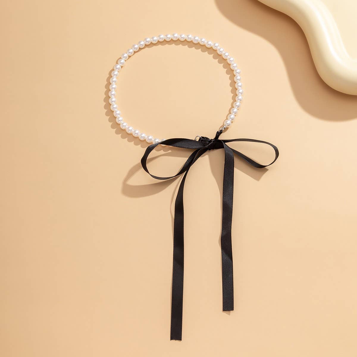 NEW FASHION RETRO LONG BOW CLAVICLE NECKLACE