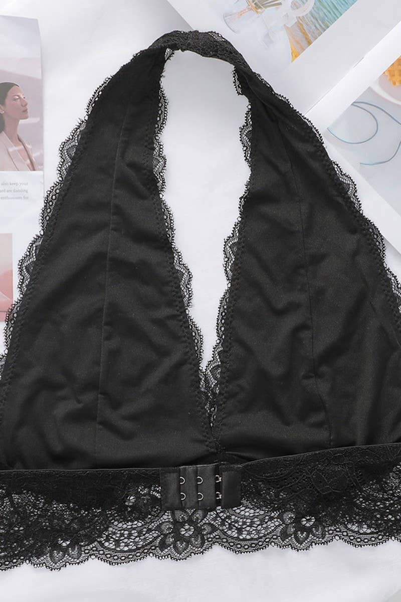 CWMU00305_SEXY FRENCH LACE TRIANGLE WIRELESS BRA