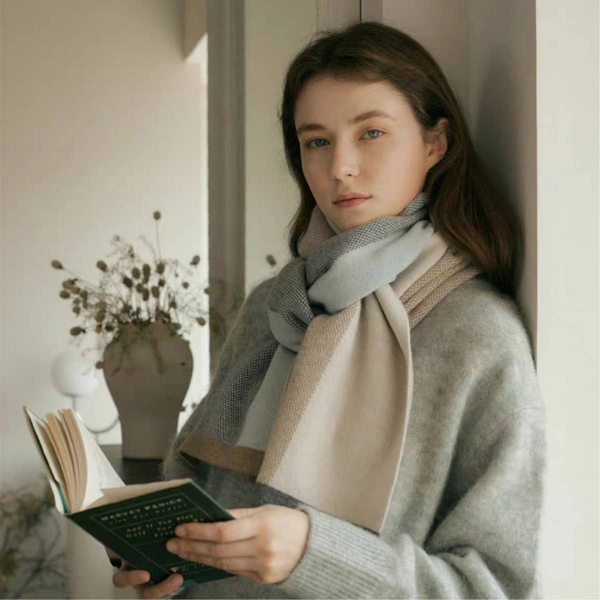 Knit Scarf - Unisex Elegant Warm Fall/Winter Wrap