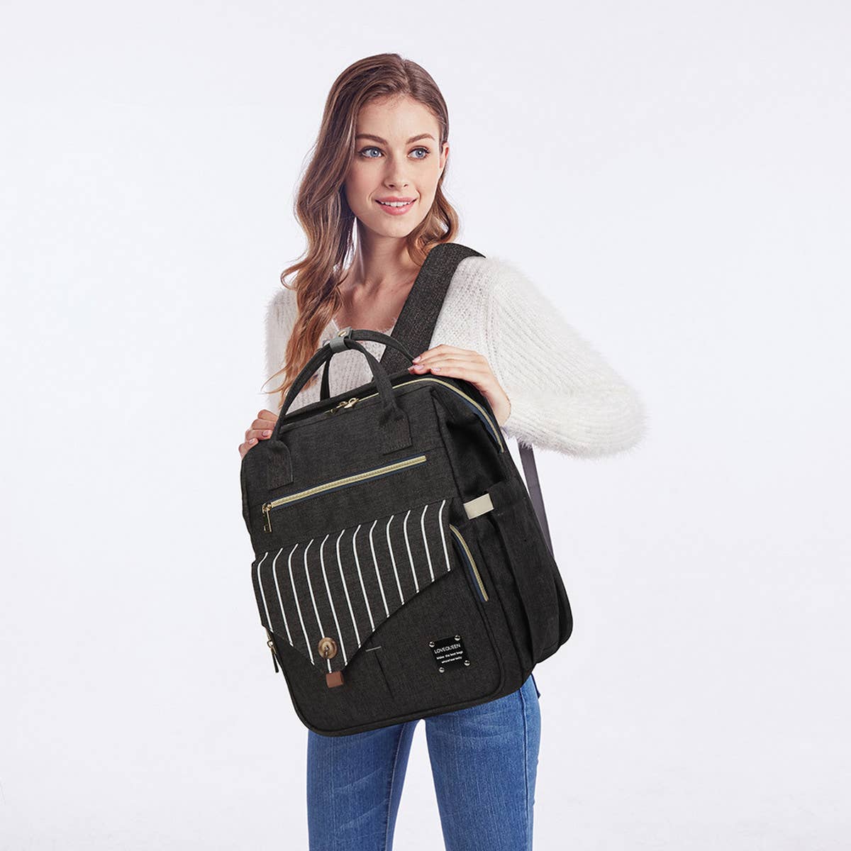 SIMPLE FOLDING BED MOTHER AND BABY BAG_CWAB2241