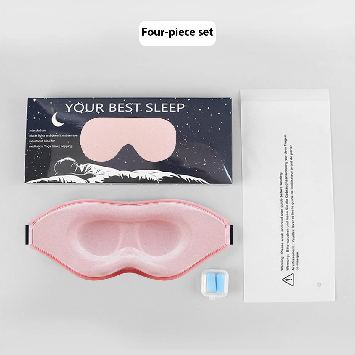 3D Contoured Eye Mask, Light-Blocking & Soft_CWMM8045