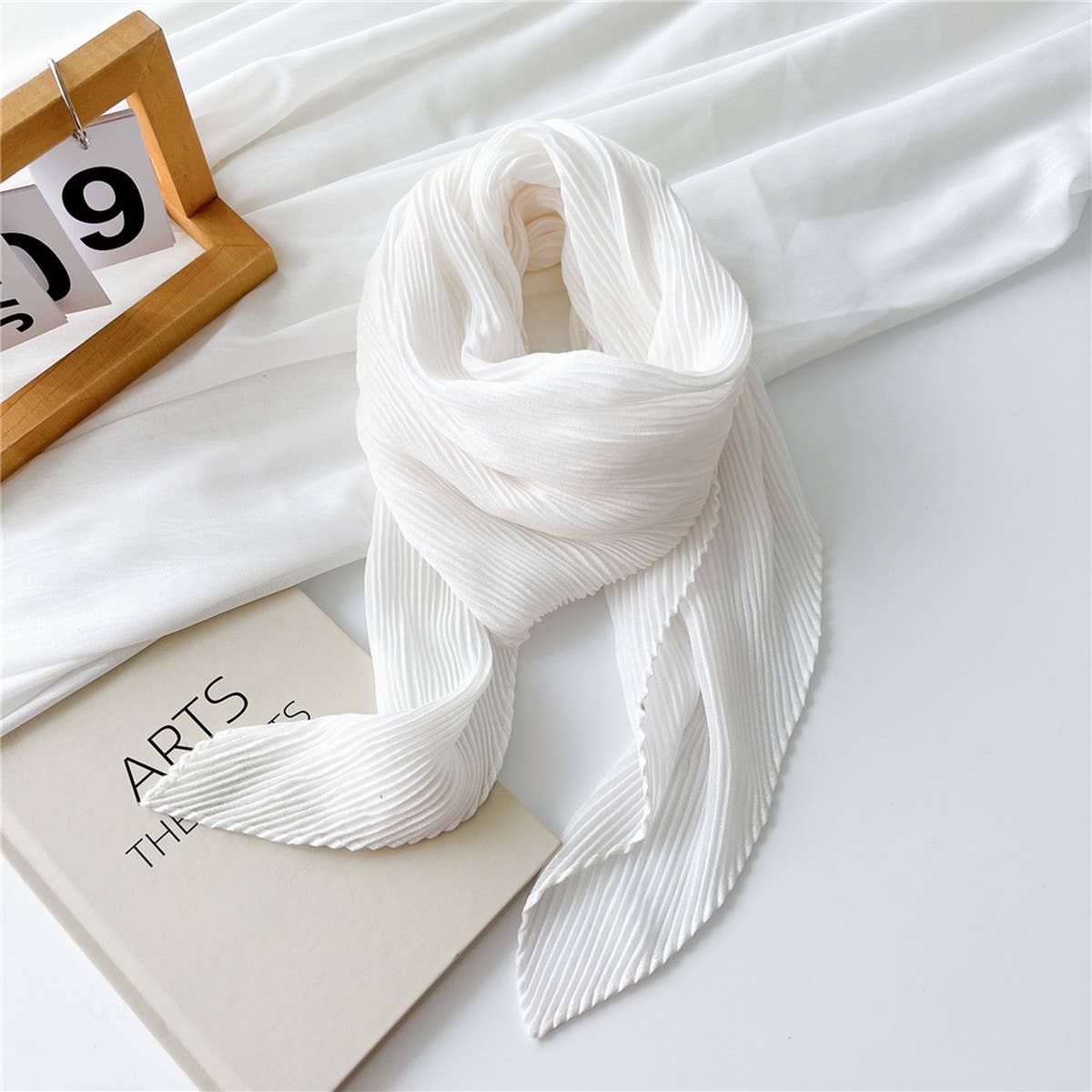 CWASC2389_WRINKLED SOLID COLOR COTTON AND LINEN SCARF