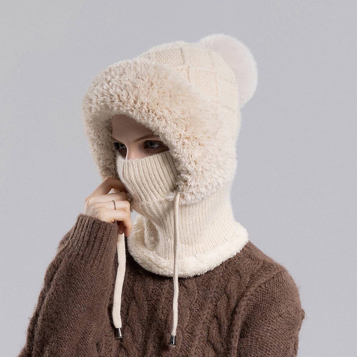 WINTER HAT, MASK, NECK GAITER AND HOOD