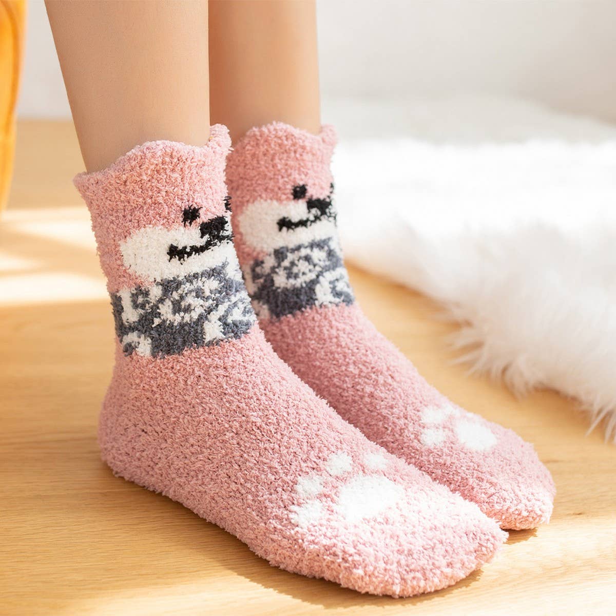 CWMS02689_CHRISTMAS CARTOON SOCKS WOMEN