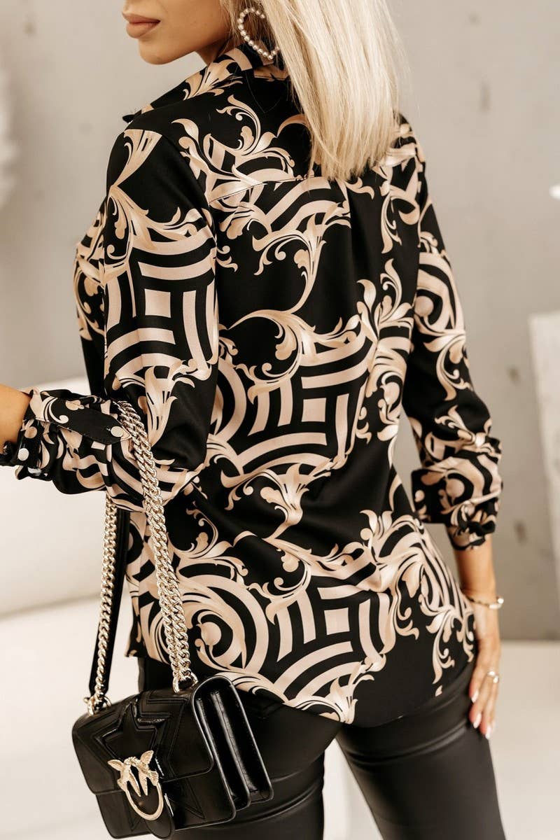 CWTSTL1774_DIGITAL PRINT SINGLE BREASTED CARDIGAN SHIRT