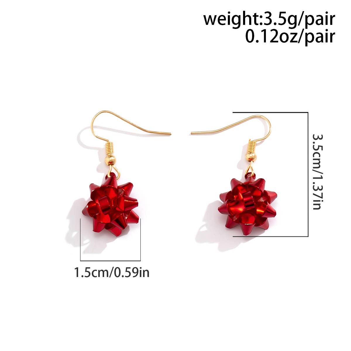 VERSATILE DEER BOW SIMPLE EARRINGS