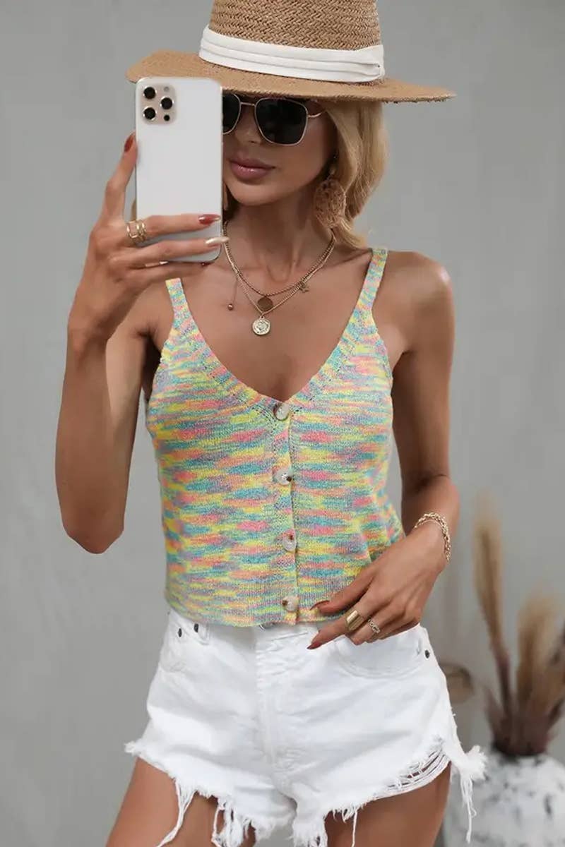 CWTTSL0303_FRESH AND SWEET HOLLOW CONTRAST VEST