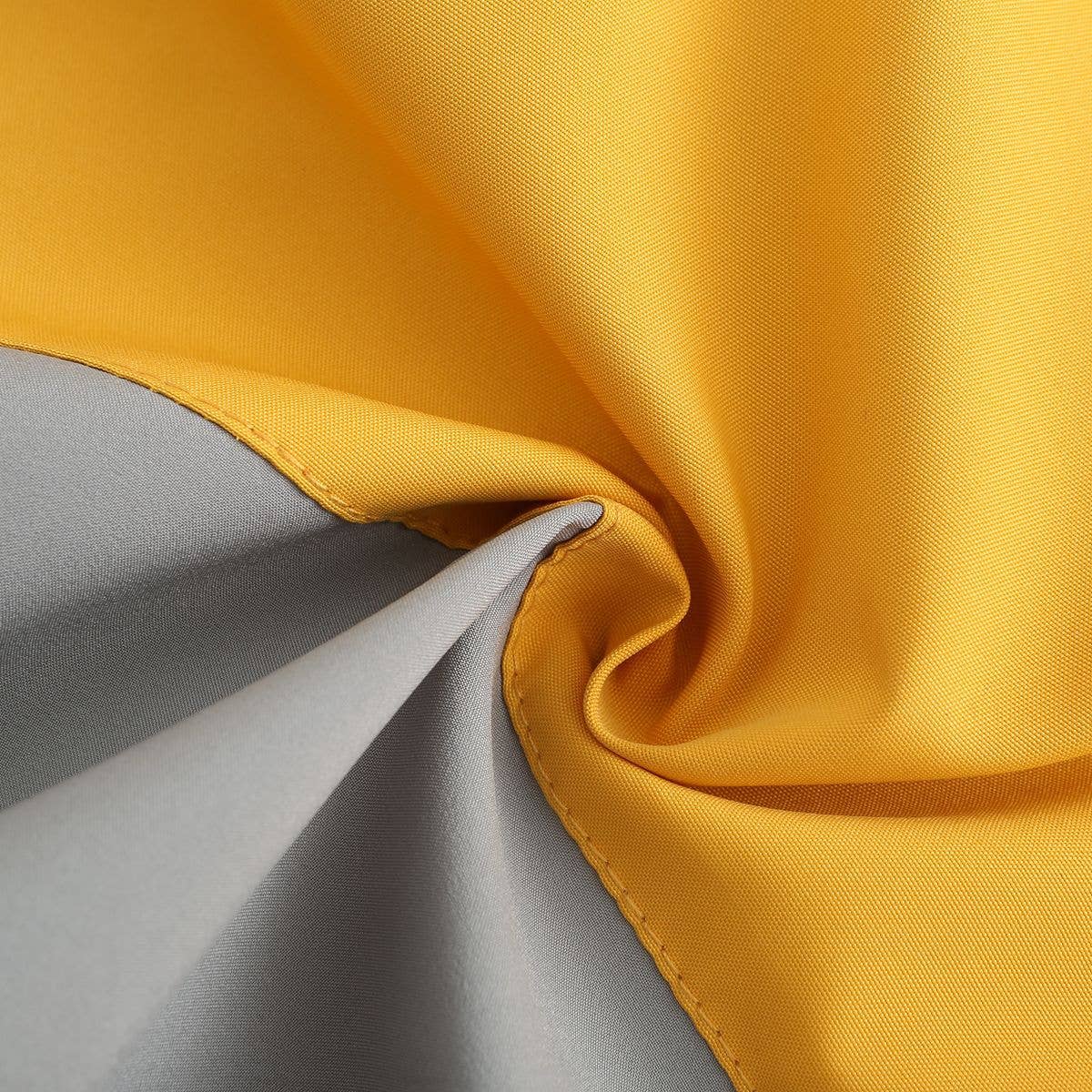 COLOR-INSERTED LONG-SLEEVED DRAWSTRING JACKET