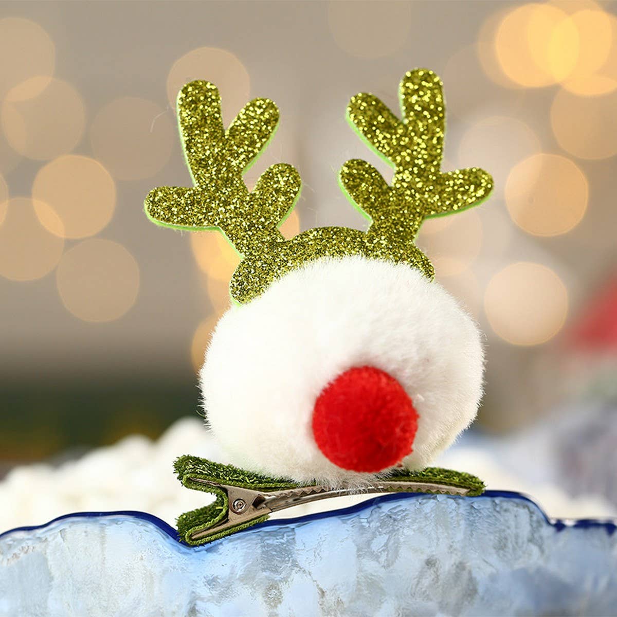 CHRISTMAS CHILDREN'S DEER HAIRPIN